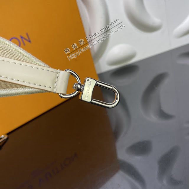 LOUIS VUITTON專櫃新款肩帶 路易威登品牌標識織紋花卉兩面肩帶 LV字母拼接肩帶 J02505  ydh4097
